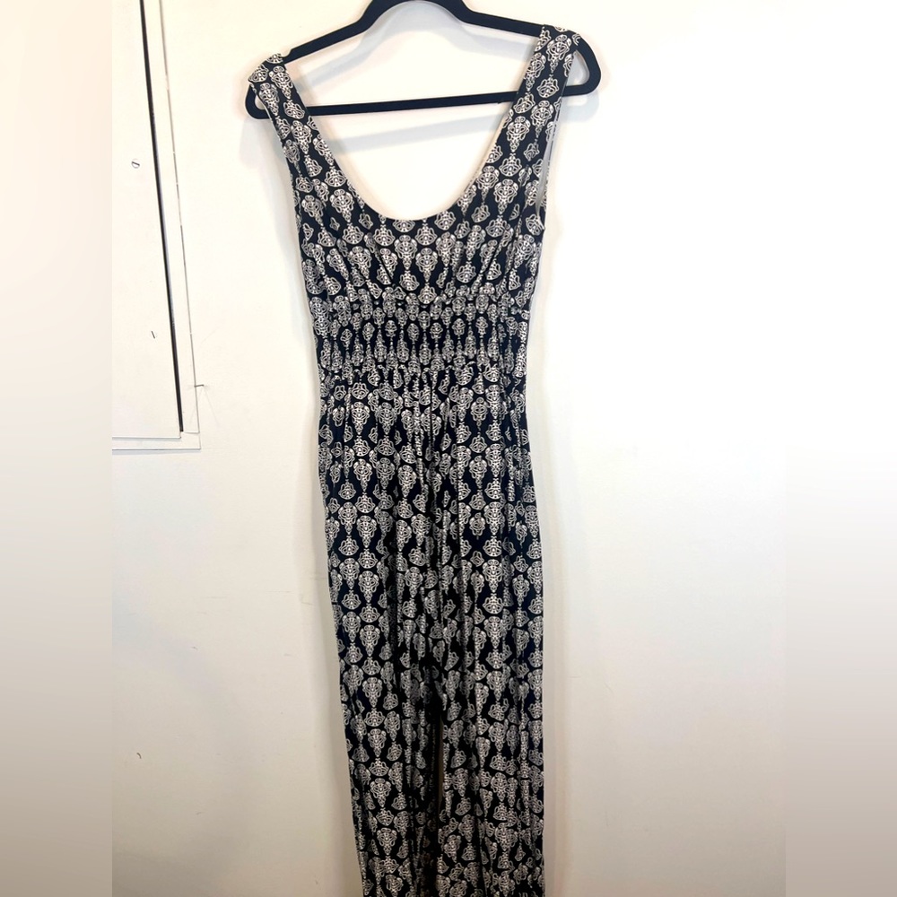 Lavand black and white romper